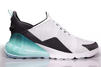 design premium 3d sneakers and footwear rendering