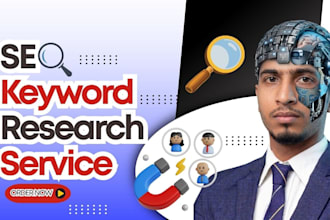 do advanced SEO keyword research and competitor analysis for your niche