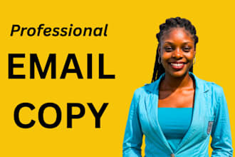 write professional copy for your email converting email copy email copywriting