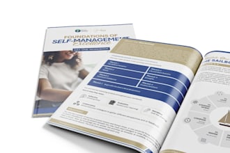 professionally design your workbook, PDF guide, journal, or manual
