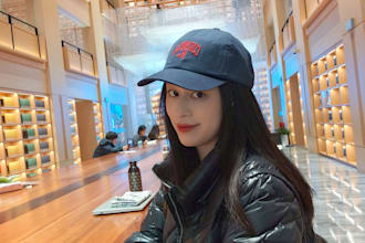 record a warm female voice in chinese or english