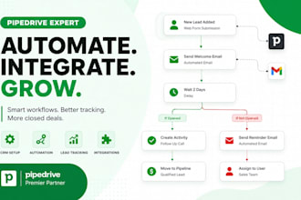 setup integrate pipedrive automation, optimize lead tracking, sales automation