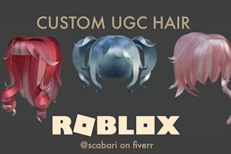 create custom ugc hair for roblox