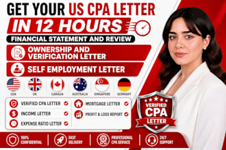write income verification letter, cpa letter, canada cpa letter, comfort letter