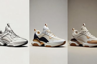 realistic sneaker shoe designs with detailed techpacks, shoe 3d footwear render