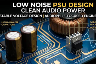 create low noise power supply for audio amplifier