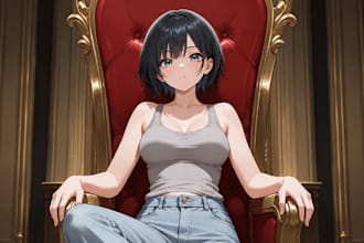 create visual novel anime character and game sprite design