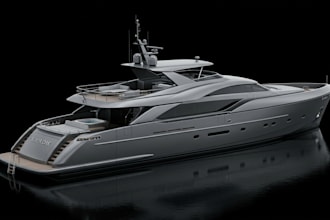 create 3d boat model, 3d ship model, yacht, ship and marine vehicles for you
