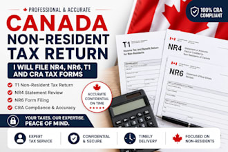 file canada non resident tax return nr4 nr6 t1 and cra tax form