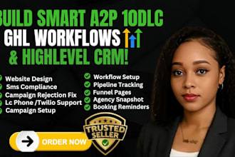 setup gohighlevel a2p 10dlc registration sms compliance cam
