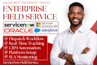 integrat salesforce microsoft dynamic oracle servicenow field service automation