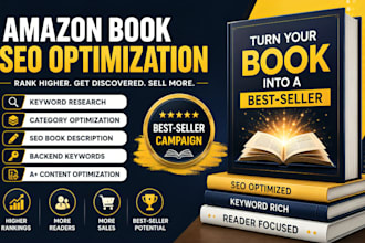 do amazon seo listing optimization for your book categories keywords amazon PPC