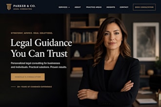 design squarespace legal consultant website law consulting notary website