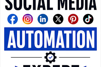 social media automation, with n8n automation and make com