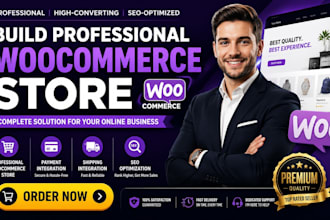 build a professional woocomerce store with payment and shipping seo optimization