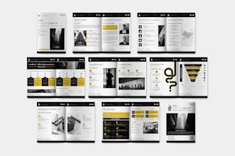 design a real estate brochure, project proposal, or report