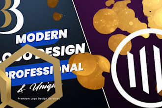 create a unique and professional logo design in 24 hours