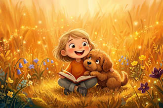 children story book illustration children story children story book