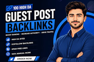 build high authority guest post backlinks for SEO ranking