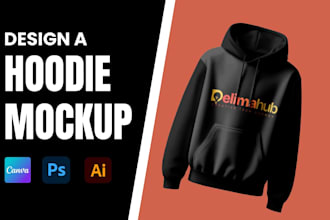 design premium 3d hoodie mockups for streetwear brands