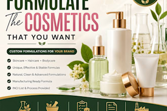 formulate the cosmetics that you want