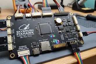 design custom skybrush and pixhawk based drone flight controller hardware