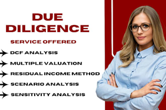 deliver due diligence, business valuation and merger acquisition reports