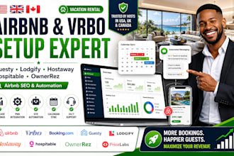setup and optimize airbnb vrbo guesty lodgify hostaway hospitable ownerrez