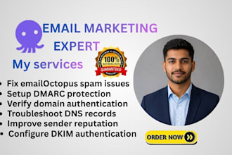fix emailoctopus deliverability emailoctopus dkim spf emailoctopus spam issue