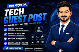 build powerful tech backlinks with premium tech guest posts