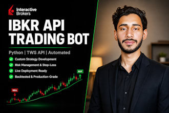 develop ibkr API trading bot using tws interactive brokers