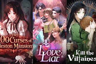 draw manhwa webtoon cover art romance webtoon cover anime manga cover anime girl