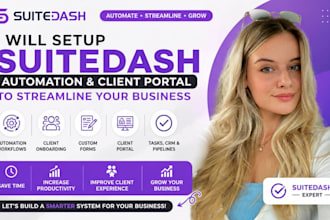 setup suitedash automation and client portal to streamline business