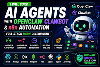 build ai agents with openclaw clawdbot n8n automation