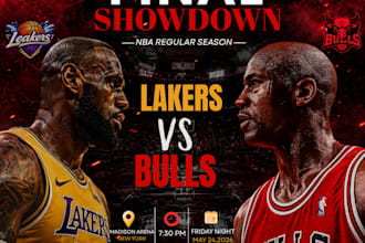 create professional sports poster design