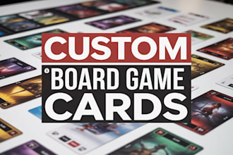 design custom board game cards and deck layout