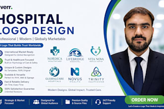 design a modern medical, clinic, and hospital logo