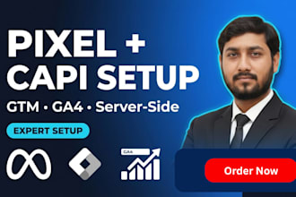 facebook pixel setup with conversion API and GTM tracking