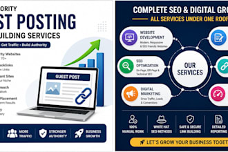 provide guest posting and SEO backlinks
