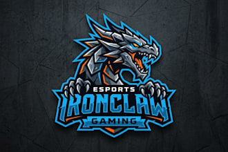 design a bold and competitive esports logo for your gaming brand