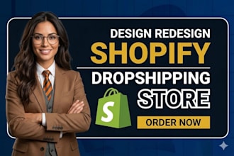 design shopify store redesign shopify website dropshippin and shopify SEO expert