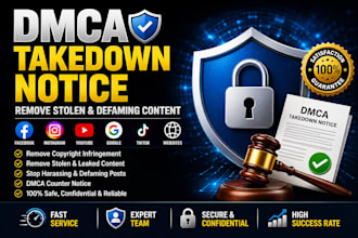 file dmca takedown notices remove and delete defaming stolen posts from internet