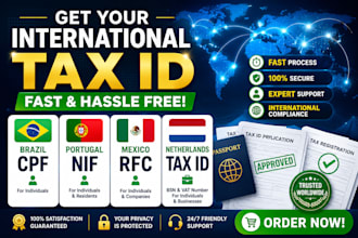 help you get brazil cpf, portugal nif, mexico rfc and netherlands tax id