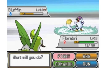 design pokémon game UI, battle hud, menu and pixel interface