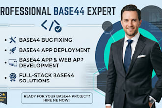 base44 expert base44 bug fixing base44 app deployment base44 app web app base44