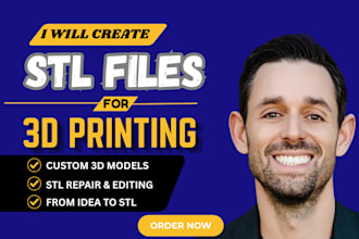 create stl files for 3d printing and product prototyping