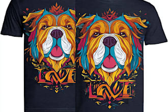 create t shirt design vintage punk, classic rock, dark art