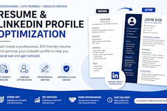 professionally rewrite your resume CV and linkedin profile
