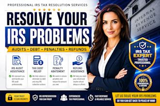 help resolve irs tax debt, audits, penalties, notices, and refunds