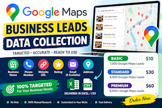 scrape google maps data for targeted business leads